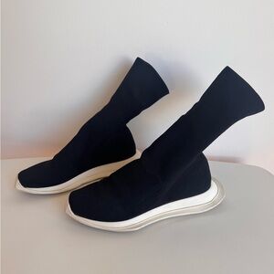 Rick Owens Black Sock Boots – Size US 6